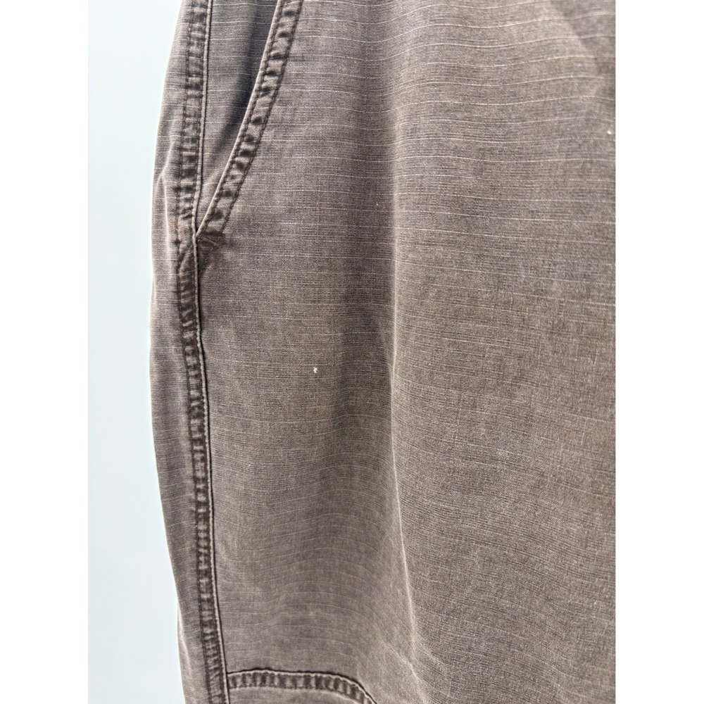 Abercrombie & Fitch Pants Ripstop Loose Men 30x28 Brown Hike Work Heavyweight - Picture 9 of 10